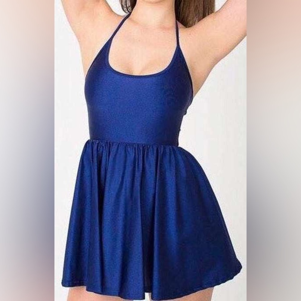 American Apparel Figure Skater Halter Tie Dress